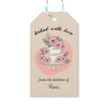 Zoete Cake "gebakken met liefde" 