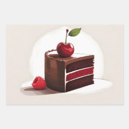 Zoete Cake Inpakpapier Vel