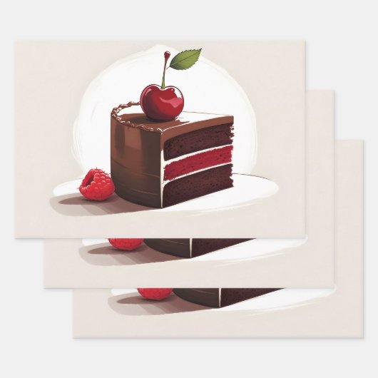 Zoete Cake Inpakpapier Vel (Set)