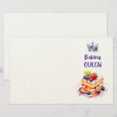 Zoete cake ontwerp  briefpapier (Voorkant / Achterkant)