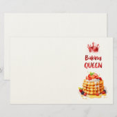 Zoete cake ontwerp  briefpapier (Voorkant / Achterkant)