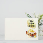 Zoete cake ontwerp briefpapier (Staand voorkant)