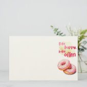 Zoete cake ontwerp briefpapier (Staand voorkant)