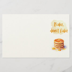 Zoete cake ontwerp briefpapier