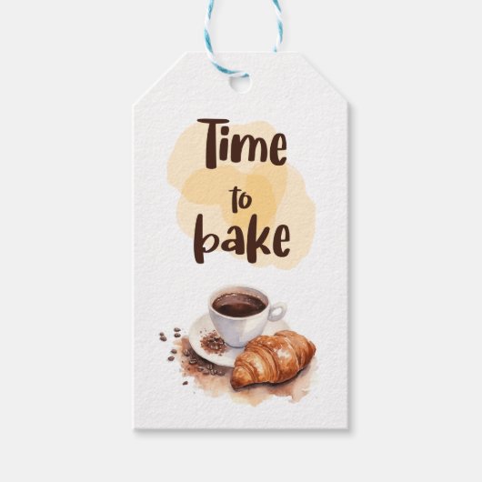 Zoete cake ontwerp  cadeaulabel (Voorkant)
