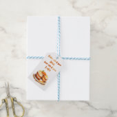 Zoete cake ontwerp  cadeaulabel (Met Touw)