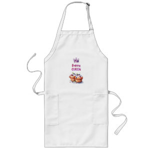 Zoete cake ontwerp lang schort