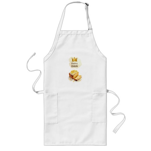 Zoete cake ontwerp lang schort (Voorkant)