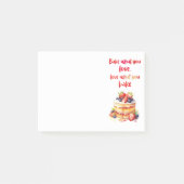 Zoete cake ontwerp post-it® notes (Voorkant)