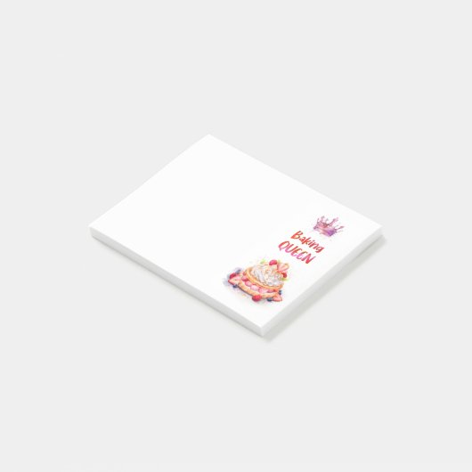 Zoete cake ontwerp  post-it® notes (Schuin)