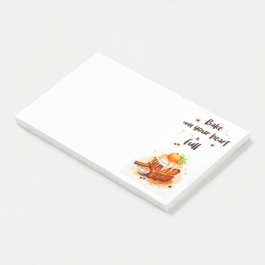Zoete cake ontwerp post-it® notes (Schuin)