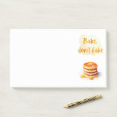 Zoete cake ontwerp post-it® notes (Op bureau)