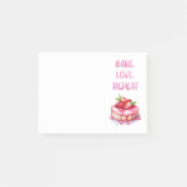 Zoete cake ontwerp post-it® notes (Voorkant)
