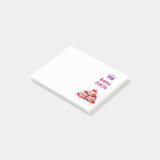 Zoete cake ontwerp post-it® notes (Schuin)