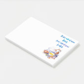 Zoete cake ontwerp post-it® notes (Schuin)