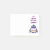Zoete cake ontwerp post-it® notes (Voorkant)