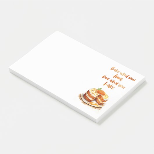 Zoete cake ontwerp post-it® notes (Schuin)