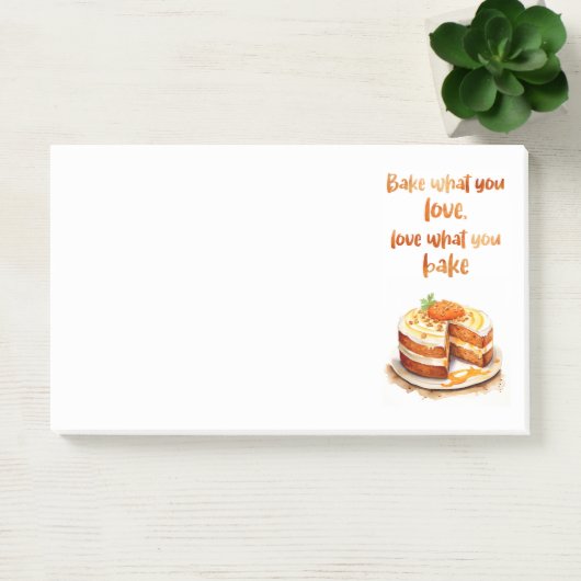 Zoete cake ontwerp post-it® notes (Kantoor)