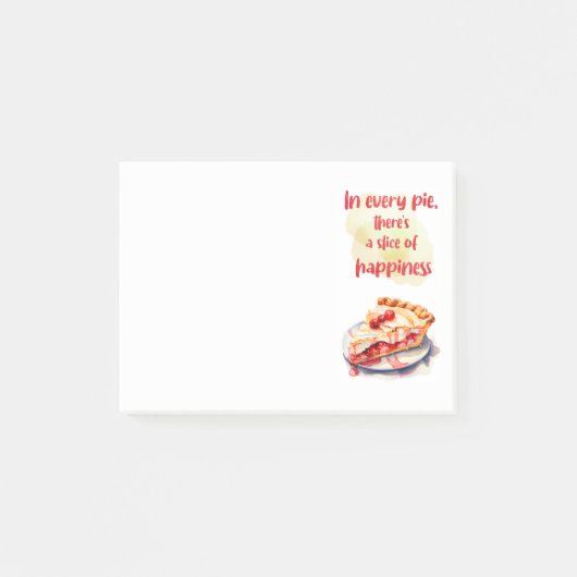 Zoete cake ontwerp post-it® notes (Voorkant)