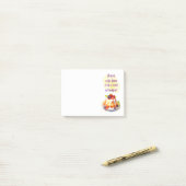Zoete cake ontwerp  post-it® notes (Op bureau)