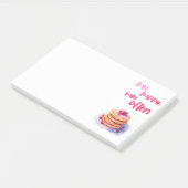 Zoete cake ontwerp post-it® notes (Schuin)