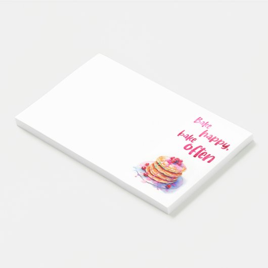 Zoete cake ontwerp post-it® notes (Schuin)