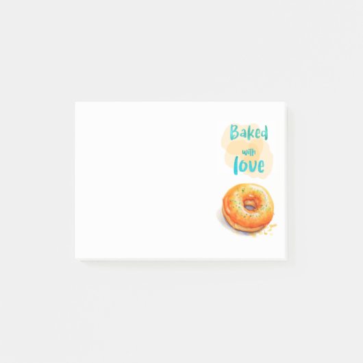 Zoete cake ontwerp post-it® notes (Voorkant)