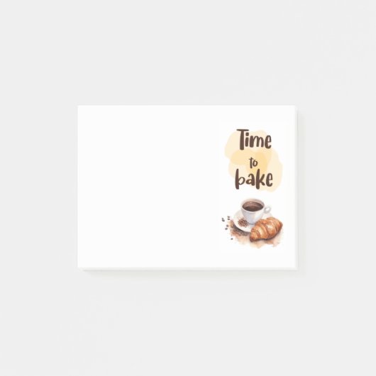 Zoete cake ontwerp post-it® notes (Voorkant)