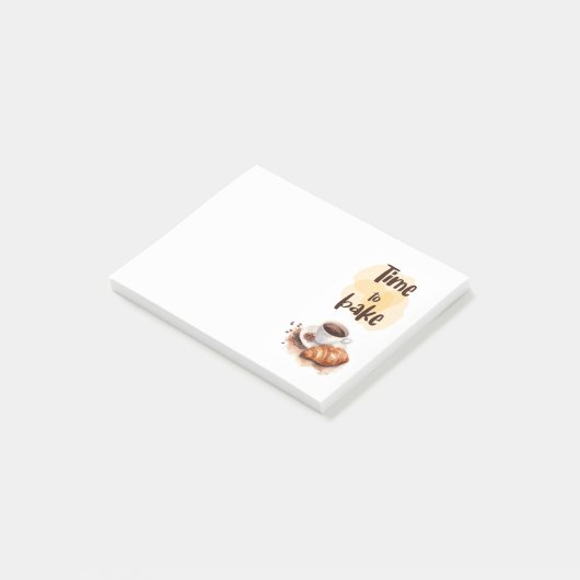 Zoete cake ontwerp post-it® notes (Schuin)