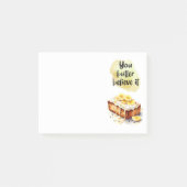 Zoete cake ontwerp post-it® notes (Voorkant)