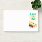 Zoete cake ontwerp  post-it® notes (Kantoor)