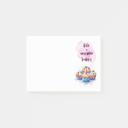 Zoete cake ontwerp  post-it® notes (Voorkant)
