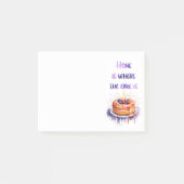 Zoete cake ontwerp post-it® notes (Voorkant)