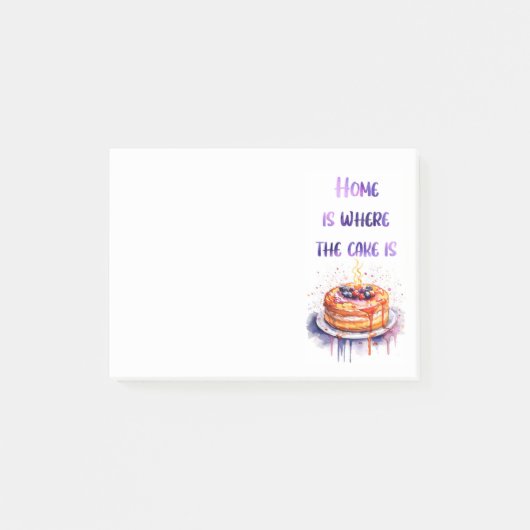 Zoete cake ontwerp  post-it® notes (Voorkant)