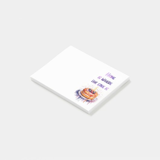 Zoete cake ontwerp post-it® notes (Schuin)