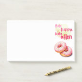 Zoete cake ontwerp  post-it® notes (Op bureau)