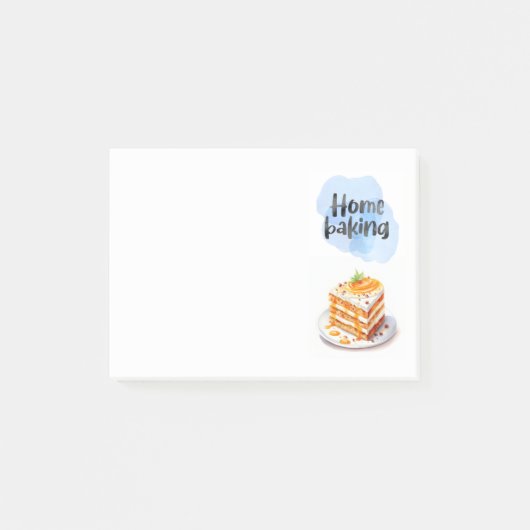Zoete cake ontwerp post-it® notes (Voorkant)