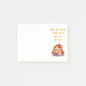 Zoete cake ontwerp post-it® notes (Voorkant)