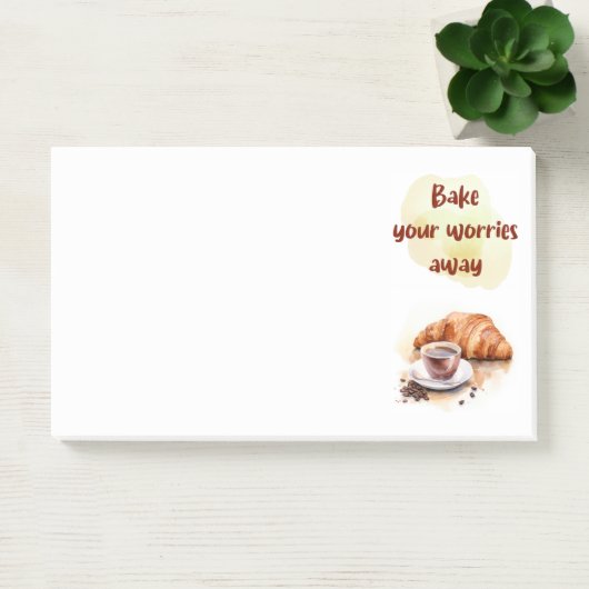 Zoete cake ontwerp  post-it® notes (Kantoor)