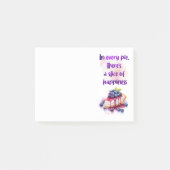 Zoete cake ontwerp post-it® notes (Voorkant)