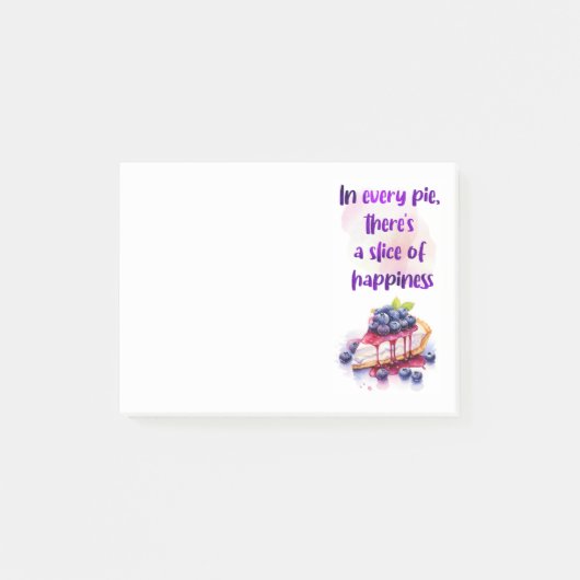 Zoete cake ontwerp post-it® notes (Voorkant)