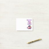 Zoete cake ontwerp post-it® notes (Op bureau)