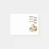 Zoete cake ontwerp post-it® notes (Voorkant)
