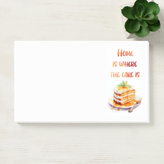 Zoete cake ontwerp post-it® notes (Kantoor)