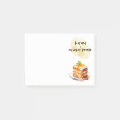 Zoete cake ontwerp post-it® notes (Voorkant)