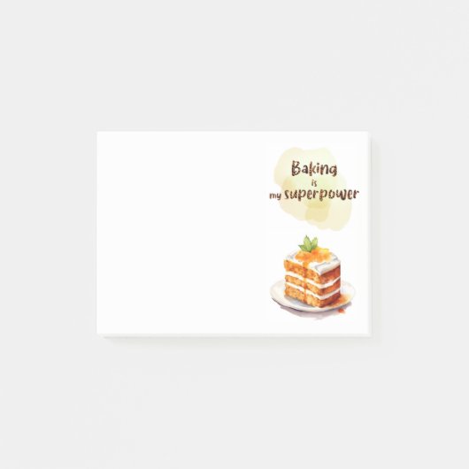 Zoete cake ontwerp  post-it® notes (Voorkant)