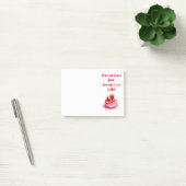 Zoete cake ontwerp  post-it® notes (Kantoor)