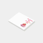 Zoete cake ontwerp  post-it® notes (Schuin)