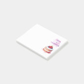 Zoete cake ontwerp post-it® notes (Schuin)