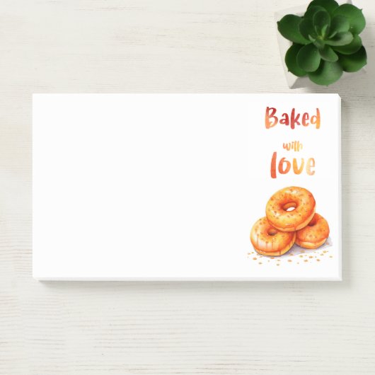 Zoete cake ontwerp post-it® notes (Kantoor)